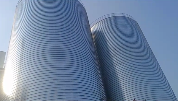 西湖2座混凝土高架卷板仓