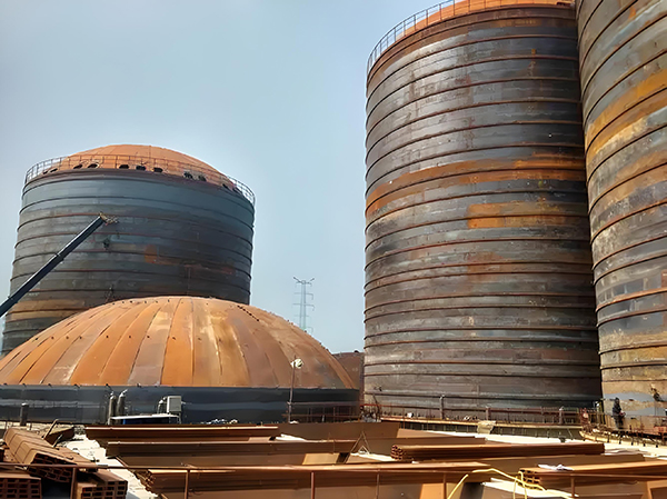 西湖焦粉钢板仓